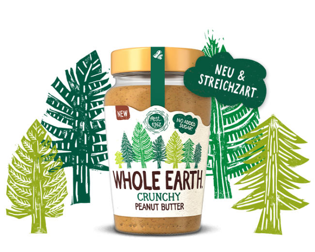 streichzarte Erdnussbutter crunchy